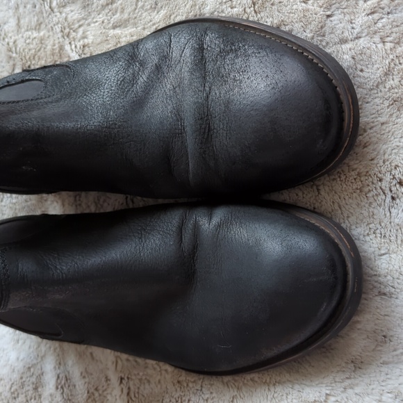 Frank Wright Mens Willow Leather Ankle Chelsea Boots Black Size 10 Medium - Picture 2 of 8